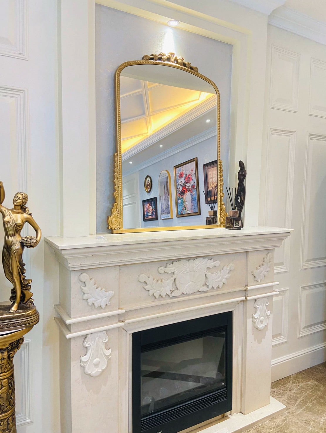 กระจกแขวนผนัง MY DOLLD HOUSE VANITY 100 ซม. สีทอง_4